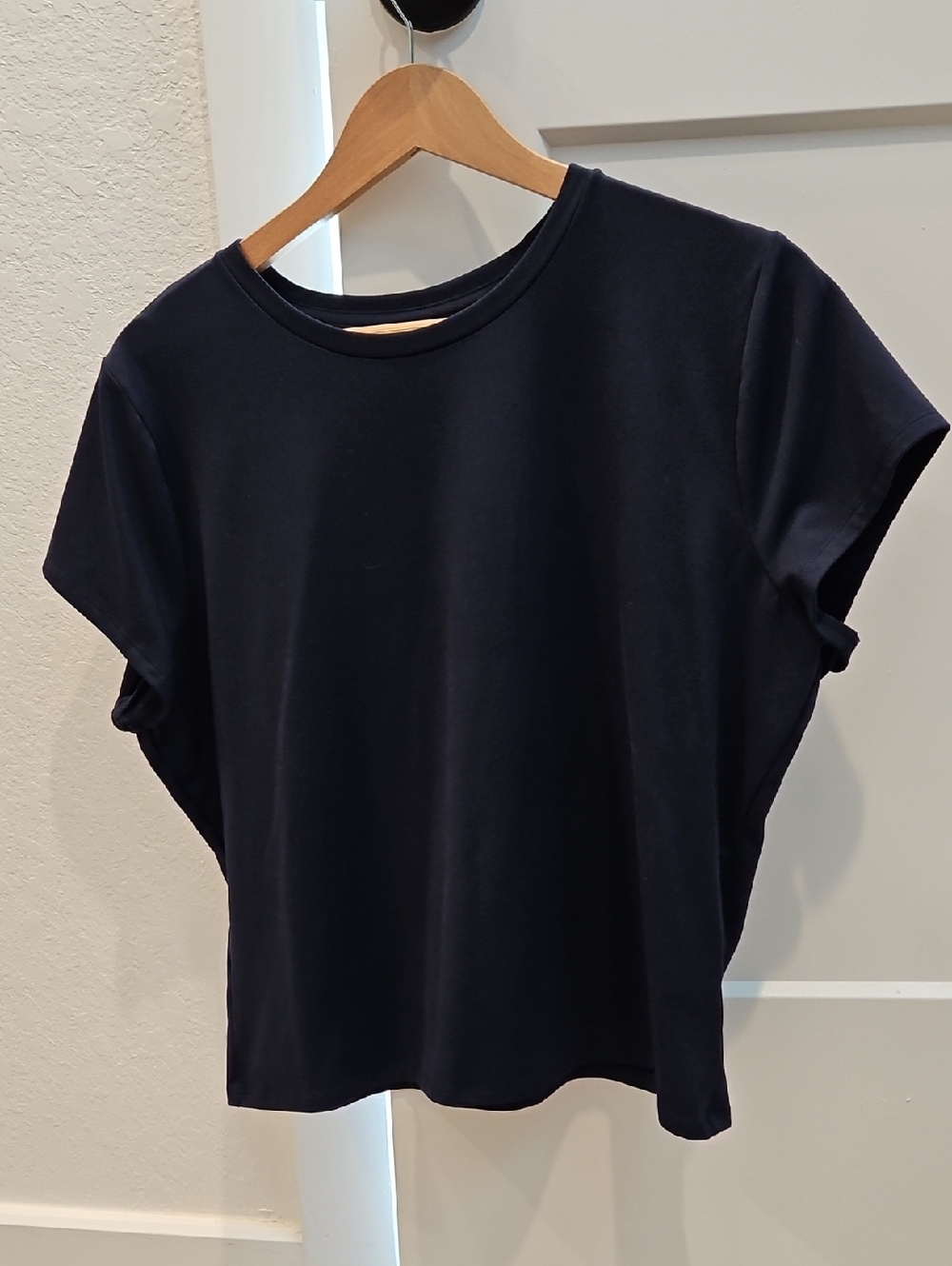 Hollister Navy Short Sleeve Crew Tee